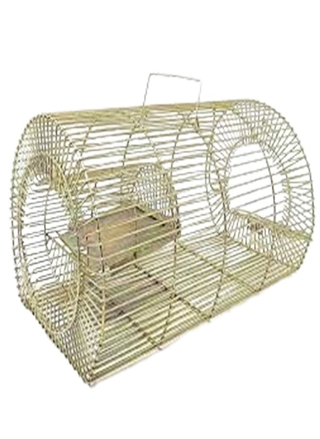 Generic Large Mouse Trap with 2 Inlets and 1 Outlet to Catch Mouse Copper Plated 