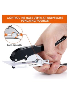 Generic Hole Punch 3/8 inch-10mm Single Hole Punch Heavy Duty Hole Puncher Single, Paper Punch Portable Hand Held Long Hole Punch for Paper Cards Plastic Cardboard  - Image 5