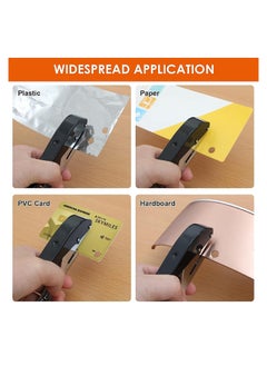 Generic Hole Punch 3/8 inch-10mm Single Hole Punch Heavy Duty Hole Puncher Single, Paper Punch Portable Hand Held Long Hole Punch for Paper Cards Plastic Cardboard  - Image 3