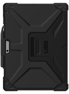 Urban Armor Gear UAG Metropolis SE Microsoft Surface Pro 11 / 10 / 9 Case Built-in Multi Angle Kickstand & Pen Holder Rugged Heavy Duty Protective Cover - Black  - Image 3