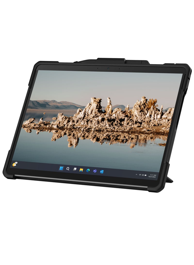 UAG Metropolis SE Microsoft Surface Pro 11 / 10 / 9 Case Built-in Multi Angle Kickstand & Pen Holder Rugged Heavy Duty Protective Cover - Black