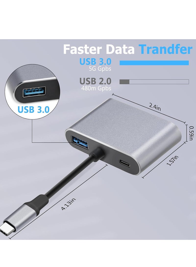 USB C Multiport Adapter 4 in 1 USB Type C Multiport Adapter-272 - Image 4