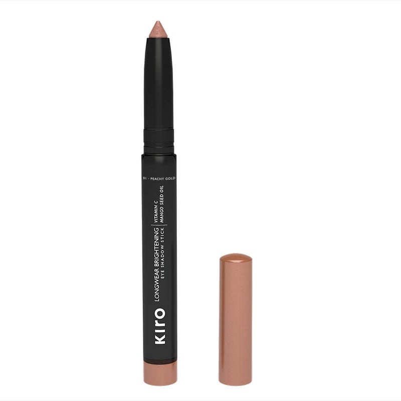 KIRO | Matte Finish Long Wear Brightening Waterproof Vegan, No Parabens, Vitamin C &Mango Seed Oil, Intense Pigmentation, Non Toxic Eye Shadow Stick (Peachy Gold, 1.4 g)