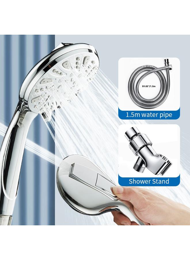 Bluejw American Style With Spray Gun 5 1 Multifunctional Pressurized Hand Shower Spray Massage Shower - Image 1