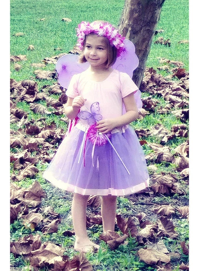 NIBEMINENT Wings, Wand, Halo And Tutu Fairy Costume - Image 4