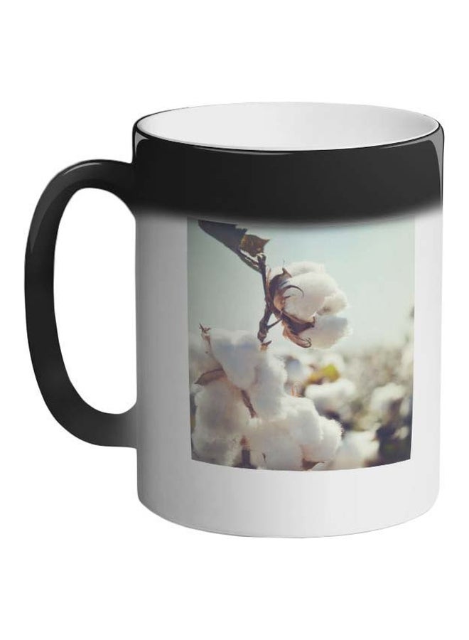 RYN Cotton Tree Printed Colour Changing Coffee Mug Black 11ounce