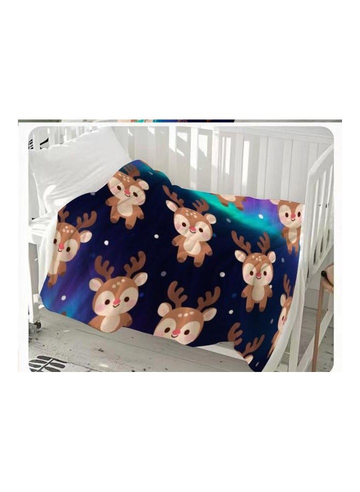 general Flannel thin blanket (warm and comfortable, suitable for sleep, gaming, dust removal and sandproof) 150cm*200cm - 158 - Image 1