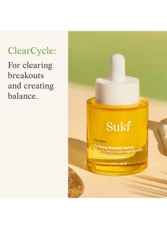 suki Salicylic Acid Serum Purifying Blemish Serum For Face & Acne Prone Skin Care With Willow Bark Echinacea Pore Refining Goldenseal Anti Aging Serum To Visibly Smooth Uneven Skin Tone & Texture 1Oz  - Image 5