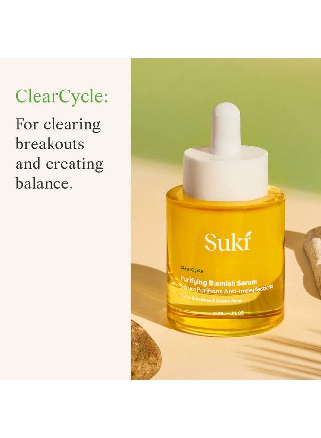 suki Salicylic Acid Serum Purifying Blemish Serum For Face & Acne Prone Skin Care With Willow Bark Echinacea Pore Refining Goldenseal Anti Aging Serum To Visibly Smooth Uneven Skin Tone & Texture 1Oz - Image 5