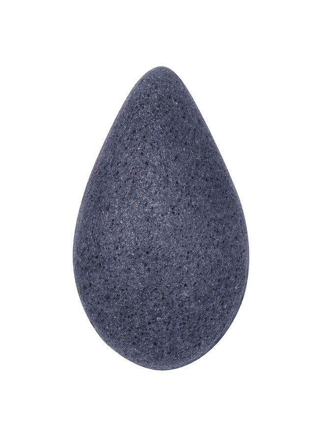 REVLON Konjac Sponge Charcoal - Facial Cleansing, Exfoliation - Round - Rubber - Black - Image 1