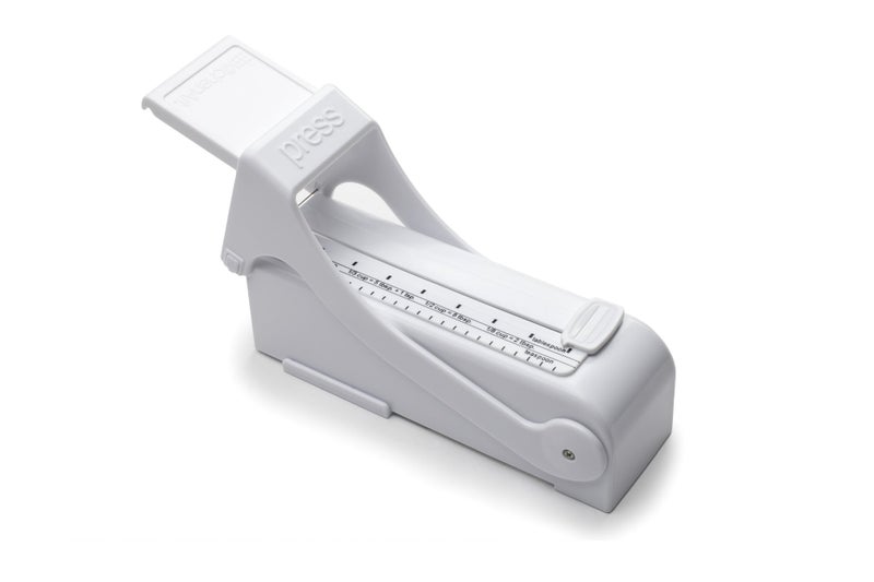 KitchenArt Buttermate Butter Cutter Slicer, Measuring Dispenser and Keeper, White - Image 2