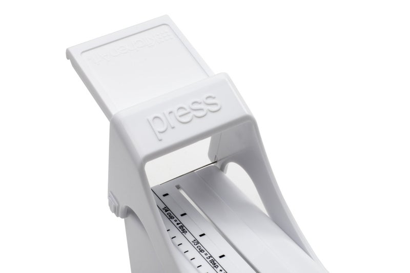 KitchenArt Buttermate Butter Cutter Slicer, Measuring Dispenser and Keeper, White - Image 5