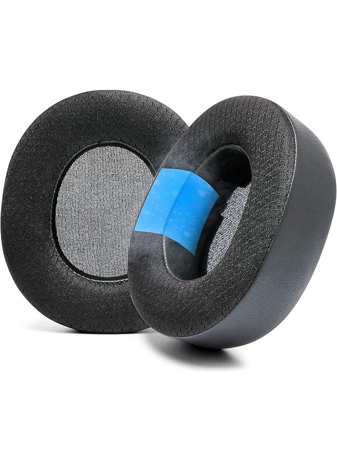 erorex Freeze Nova Pro Wireless，Hybrid Fabric Cooling Gel Replacement Earpads For Steelseries Arctis Nova Pro Wireless By Wicked Cushions Improved Durability Thickness，Sound Isolation，Black  - Image 1