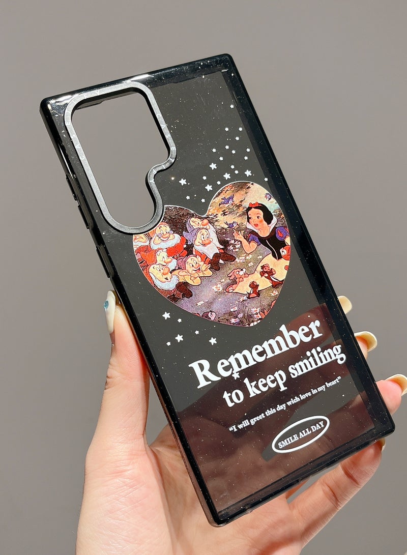 Enchanted Snow White Glitter Case for Samsung Galaxy S23 Ultra