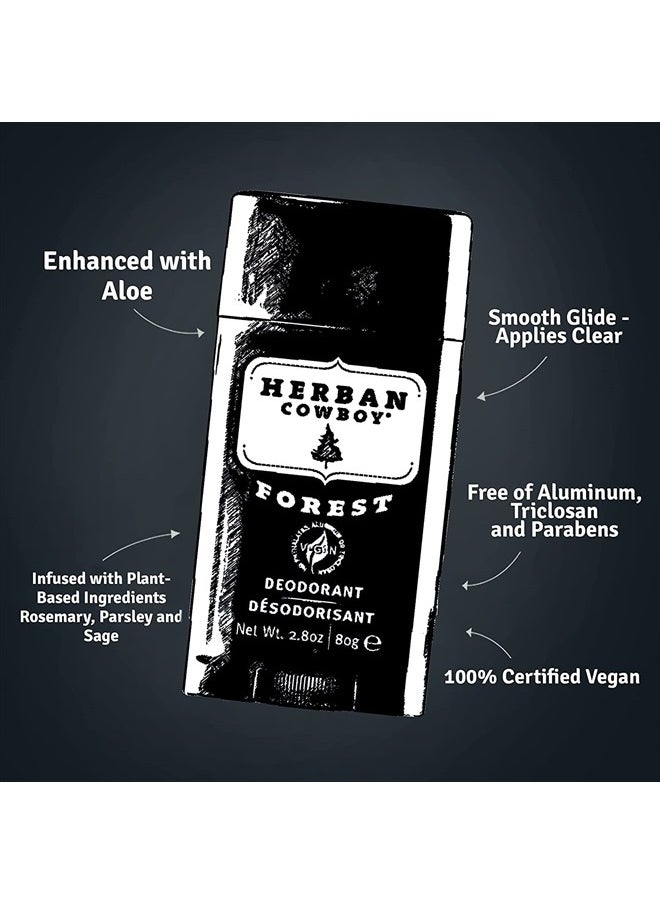 Forest Deodorant Maximum Protection 2.8 Ounce, 3 Pack