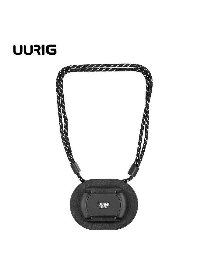 UURIG - UURIG BH-15 Universal Body Camera Mount Magnetic Neck Holder Camera Mount Replacement for BOBLOV & Most Body Cam Stick to Clothes - Image 1