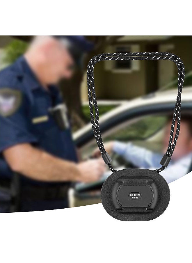 UURIG - UURIG BH-15 Universal Body Camera Mount Magnetic Neck Holder Camera Mount Replacement for BOBLOV & Most Body Cam Stick to Clothes - Image 1