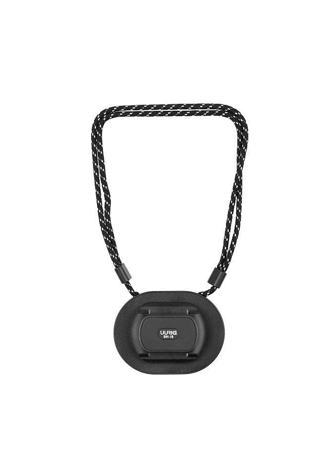UURIG - UURIG BH-15 Universal Body Camera Mount Magnetic Neck Holder Camera Mount Replacement for BOBLOV & Most Body Cam Stick to Clothes - Image 1