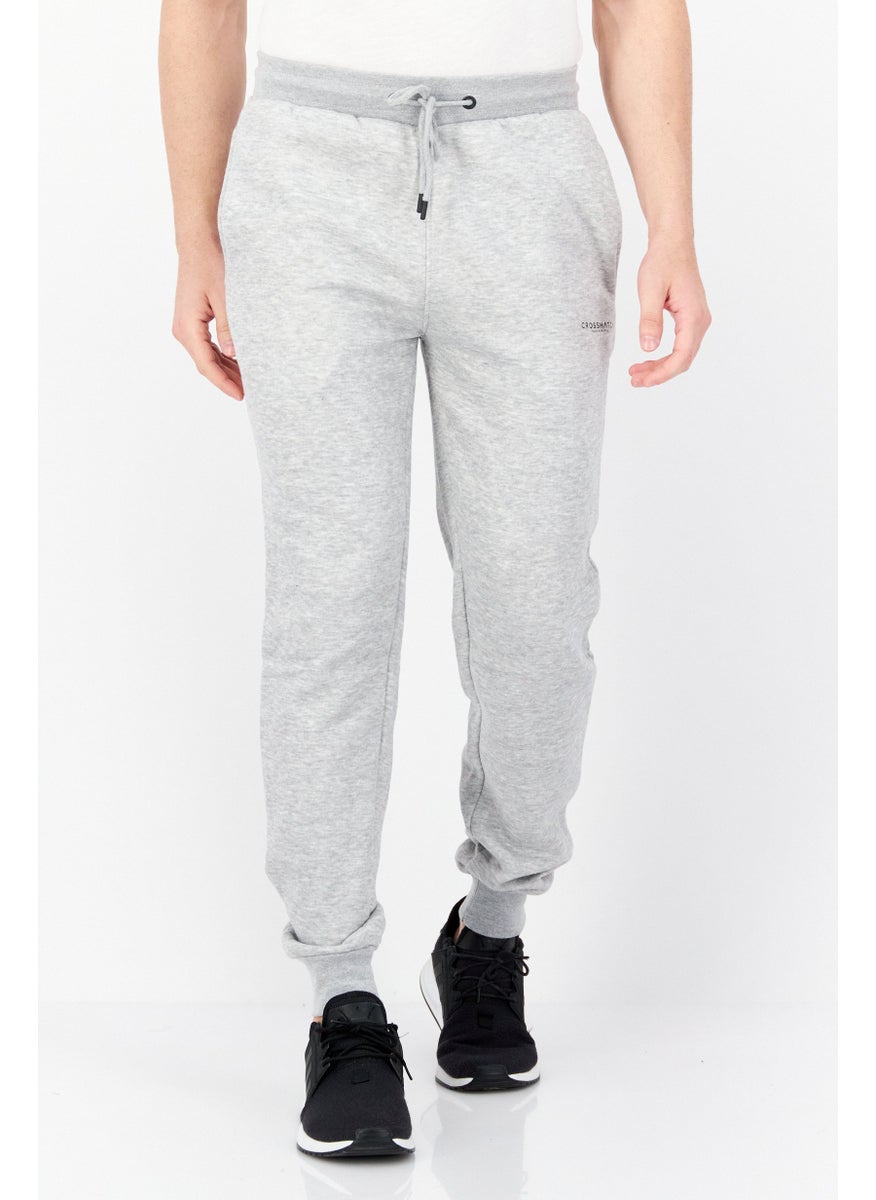 CROSSHATCH Men 2 Pieces Brand Logo Drawstring Sweatpants, Black  - Image 1