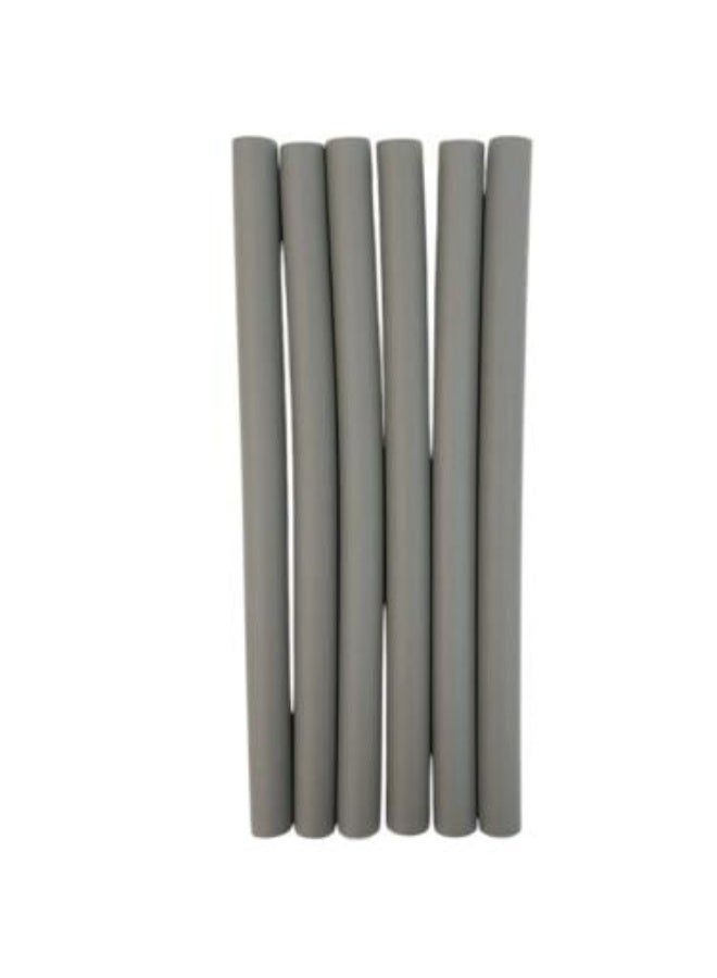 Soft Sponge Hair Rollers, Medium Size, 6 Pieces Color May Vary