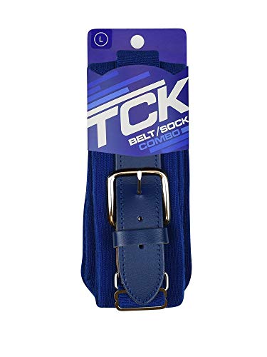 TCK Baseball/Softball Adult Belt & Socks Combo Set (Royal, Medium) - Royal,Medium - Image 2