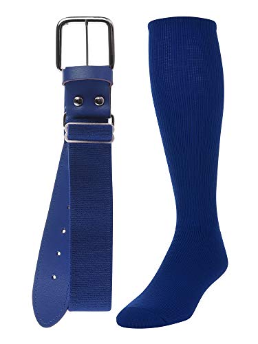 TCK Baseball/Softball Adult Belt & Socks Combo Set (Royal, Medium) - Royal,Medium - Image 5