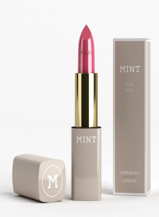 MINT by Dr. Mintcheva MINT Lipstick in NUDE ROSÉ - Optical Teeth Whitening Lipstick with Blue Pigments - Immediate Bright Smile Effect - Fuller Lips Effect with Hyaluronic Acid and Oléoactif Complex - By Dr. Mintcheva - Image 2