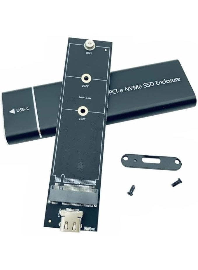 Type-C NVMe NGFF PCIe SSD Enclosure - M-Key to Type-C Adapter Case - High-Speed USB 3.1 Gen2 10Gbps Solid State Drive Reader - Image 4