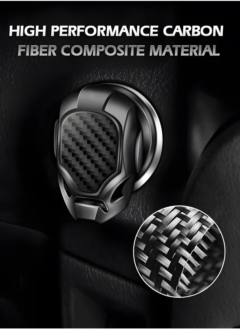 GROIC - Car Start Stop Push Button Cover Protective Anti Scratch Crystal Ignition Start Button Ring Stickers for Interior Car Decorations,Push to Start Button Ignition Protective Cover - Image 1