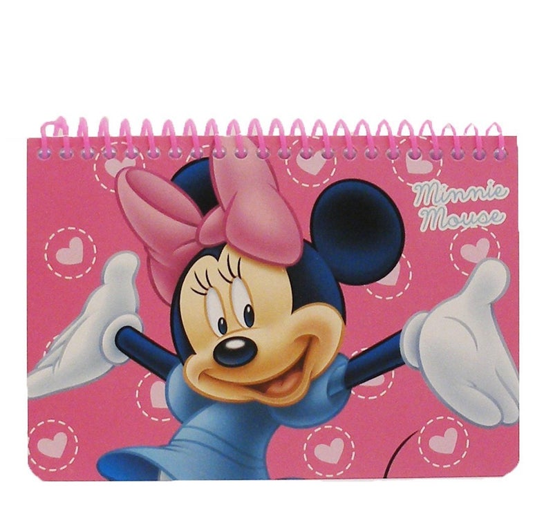 Disney Minnie Mouse Disney Pink Spiral Autograph Book - Image 2