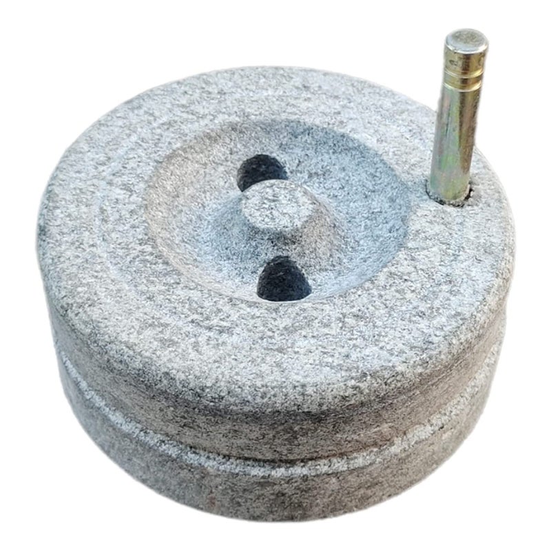 EZAHK EZAHK Miniature Stone Chakki for Kids ToyGiftVastuOnly for Pooja PurposeWidth 10cm Small Size - Image 2