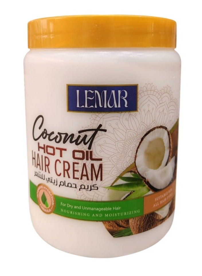 Coconut Hot Oil Hair Cream 1000 ML