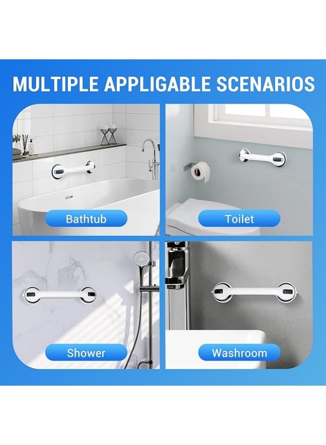 Suction Grab Bars for Bathroom Safety, Shower & Bathtub Handles, Non-Slip Support Bars for Elderly, Seniors and Mobility Assistance - Image 3