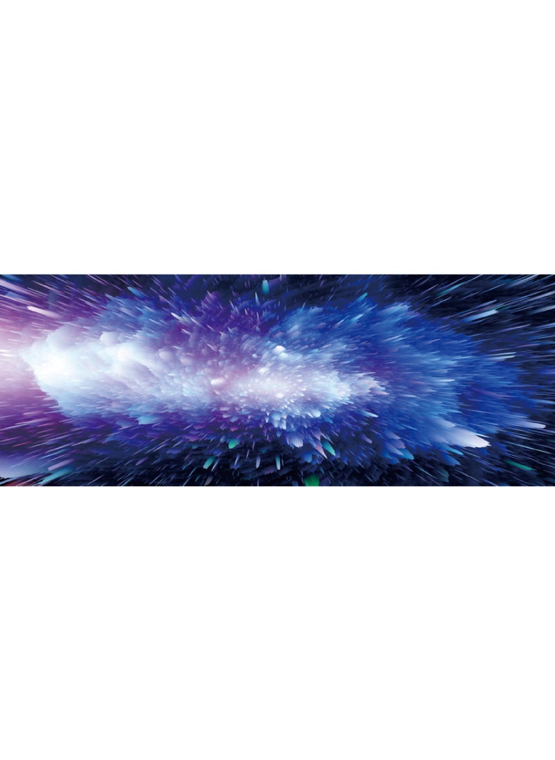 Rock Pow - Topographic Contour Large Gaming Mouse Pad with Stitched Edges Extended Mousepad Superior Cloth Surface Non-Slip Rubber Base Water Resist 800 * 300 * 3mm - Image 1