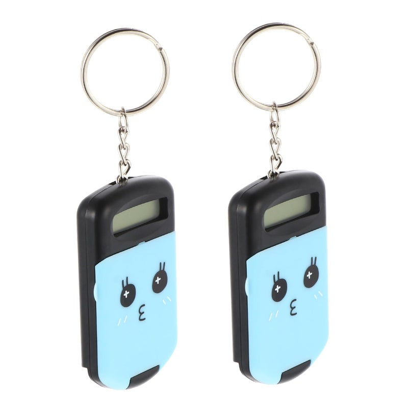 2 حزمة آلة حاسبة للطلاب، أداة حسابية محمولة متينة من البلاستيك للفصول الدراسية وحقيبة الظهر، أسود - Image 2