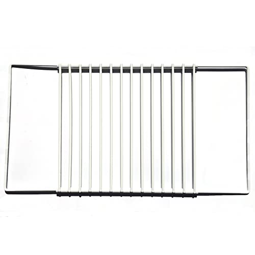 First4spares Adjustable Plastic Coated Shelf with Extendable Arms for Hotpoint Fridge Freezers Only. 12.5IN X 14 in. 12.5IN X 24IN Extended. Extends 5" on Both Sides - Image 1