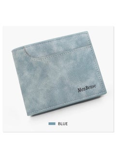 MenBense Men's Short Wallet Simple Frosted Pu Men's Large Capacity Multi-card Coin Bag Men's Money Clip  - Image 3