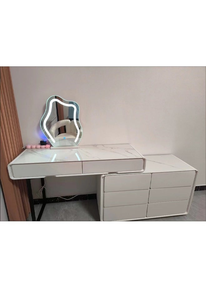 keke Elegant and Efficient Smart Dressing Table for Contemporary Living Spaces with LED Mirror  - Image 5
