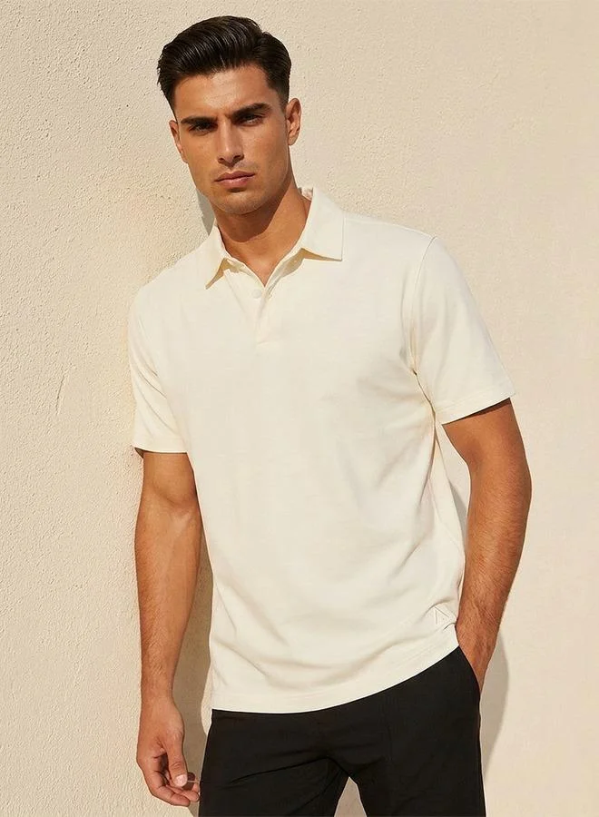Splash Active Collared 2 Way Stretch Polo T shirt
