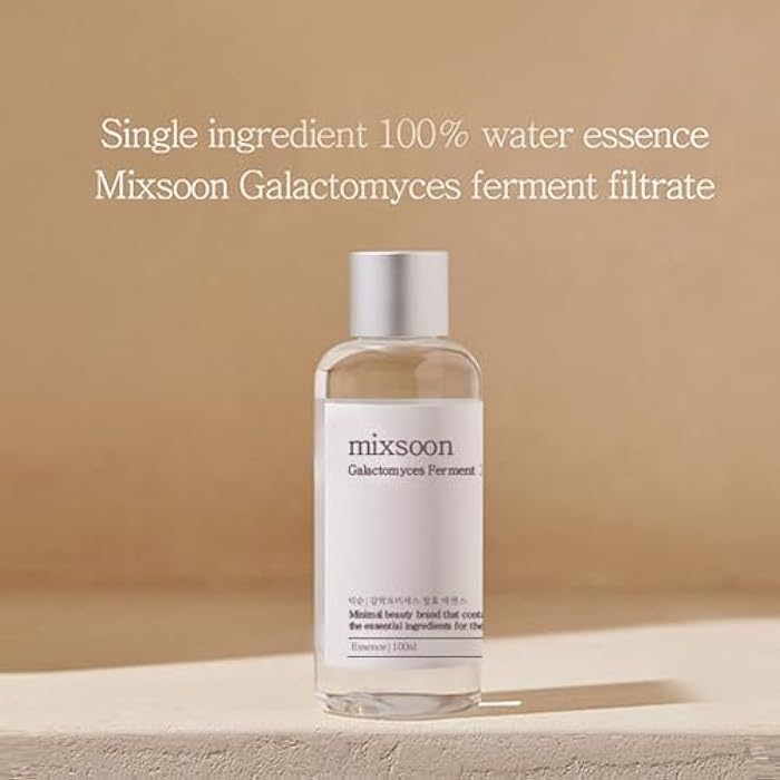 mixsoon Galactomyces Ferment Essence - Deep Moisture, Tone Clarifying Essence to Smooth Skin for Dull, Uneven Skin - Korean Skincare for Glass Skin - Vegan (3.38 fl.oz / 100ml) - Image 4