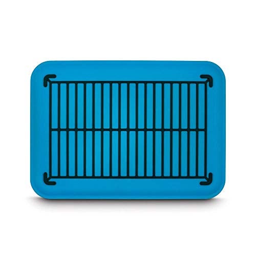 Freelance Anti Slip Serving Tray - 34 x 24 cm - Blue - Non-Slip Rubber Surface, Break-Resistant - Versatile Anti Skid PP Plastic Kitchen & Dining/Coffee Table Trays for Breakfast/Food/Tea - Image 3