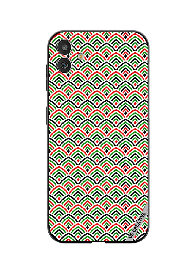 VR CREATIVE Protective Case Cover For Samsung Galaxy F14 United Arab Emirates Flag Colors Design Multicolour - Image 1