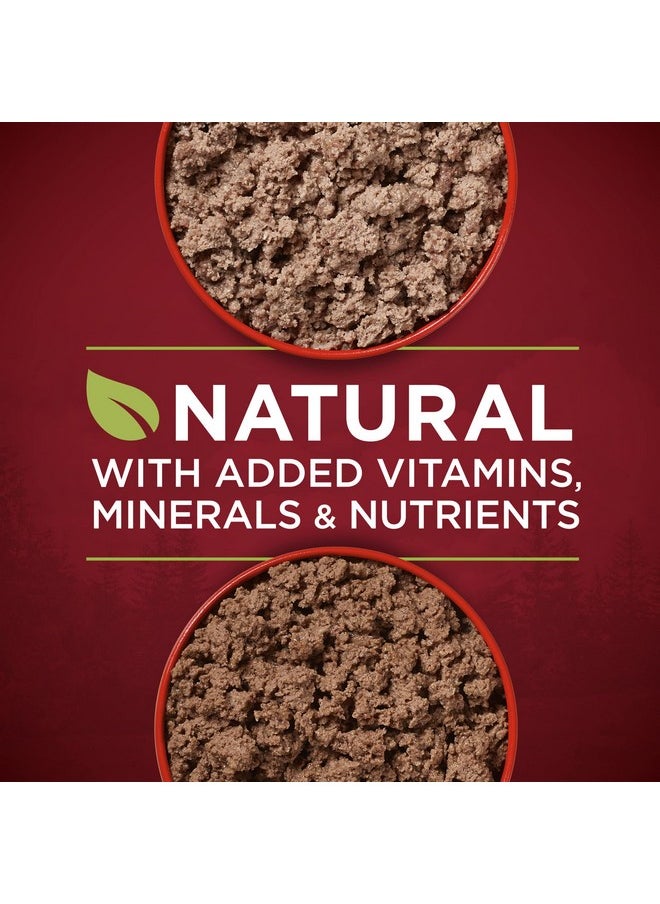 بيورينا ون مجموعة متنوعة من الأطعمة الرطبة عالية البروتين للكلاب من True Instinct Classic Ground Grain-Free Formulas مع لحم الديك الرومي الحقيقي ولحم الغزال، والدجاج الحقيقي والبط - (عبوة من 6 عبوات) 13 أونصة  - Image 3