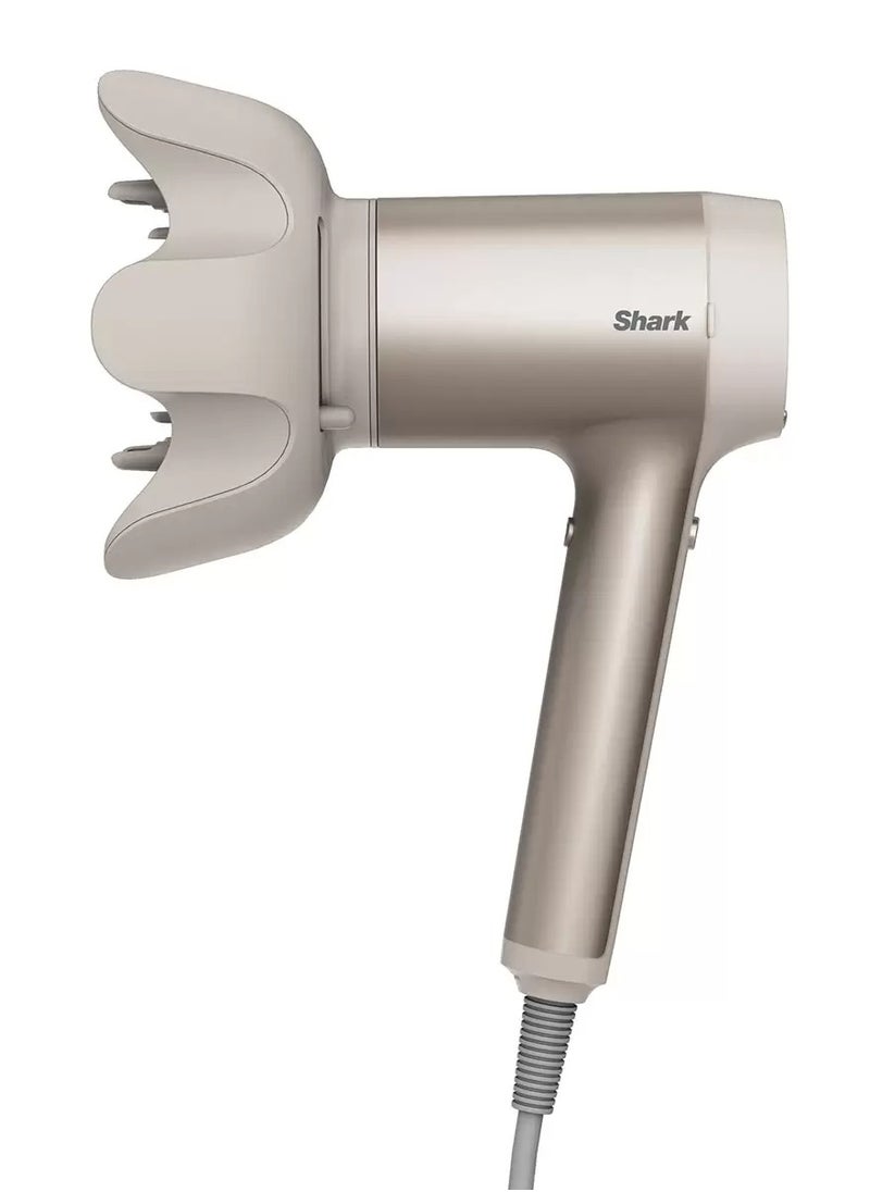 Shark - Style iQ HyperAIR Fast-Drying Ionic Hair Dryer Bundle HD120SLUKCO With 2-in-1 Concentrator, Styling Brush, and Curl-Defining Deep Diffuser Attachments,  No Heat Damage1600W - Image 1