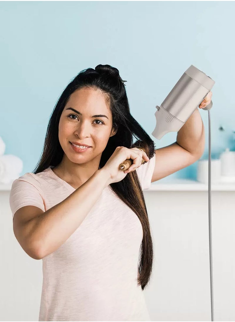 Shark - Style iQ HyperAIR Fast-Drying Ionic Hair Dryer Bundle HD120SLUKCO With 2-in-1 Concentrator, Styling Brush, and Curl-Defining Deep Diffuser Attachments,  No Heat Damage1600W - Image 1