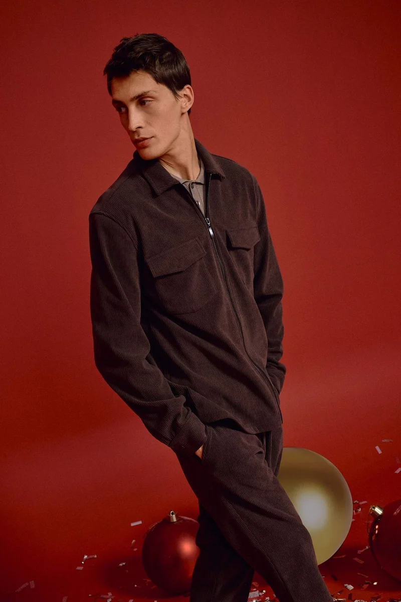 Defacto  Regular Fit Long Sleeve Overshirt for Men | Best Price UAE