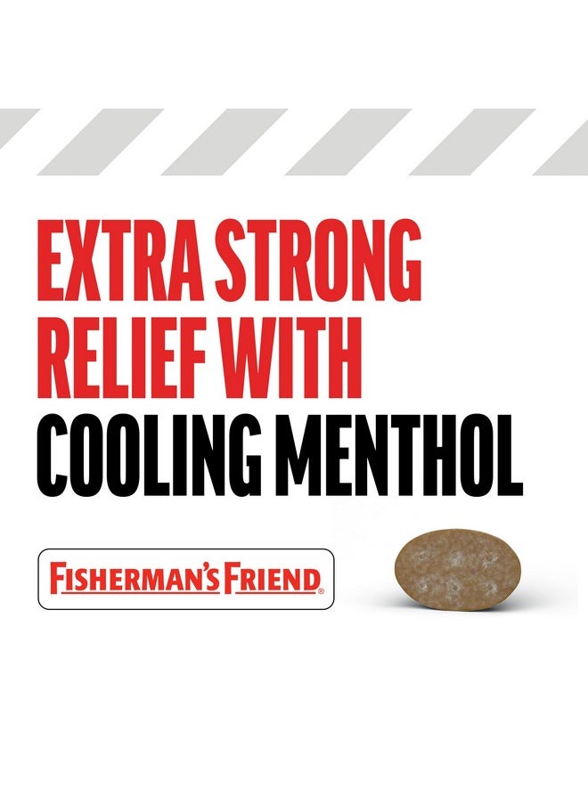 FISHERMAN'S FRIEND Cough Drops, Cough Suppressant And Sore Throat Lozenges, Original Extra Strong, 10Mg Menthol, 228 Drops (6 Packs Of 38)  - Image 5