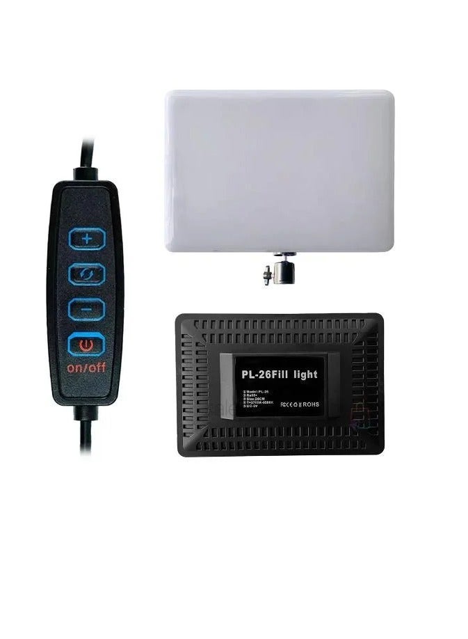 هوميفا إضاءة LED احترافية للتصوير الفوتوغرافي PL-26 - Image 2