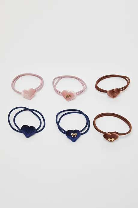 أر أند بي 6 Pack Ponytail Hairbands