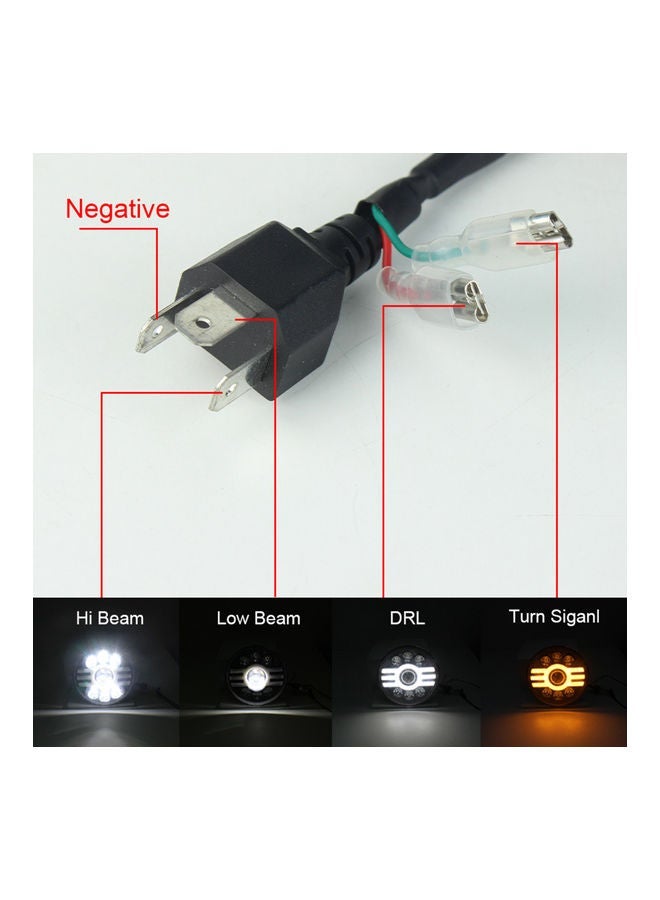 NIBEMINENT 1-Piece Round LED Projector Headlight - Image 3